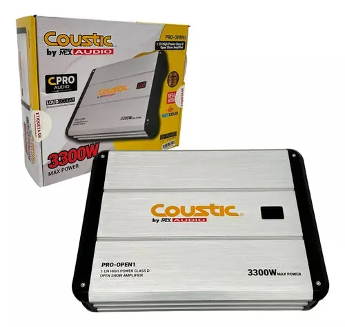 AMPLIFICADOR 3300 WATTS MONOBLOCK COUSTIC