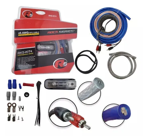 KIT DE CABLES CALIBRE 4 ROCKSERIES