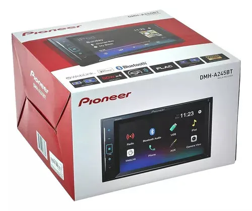 RADIO PIONEER CON SISTEMA WEB LINK ALAMBRICO DMH-A245BT