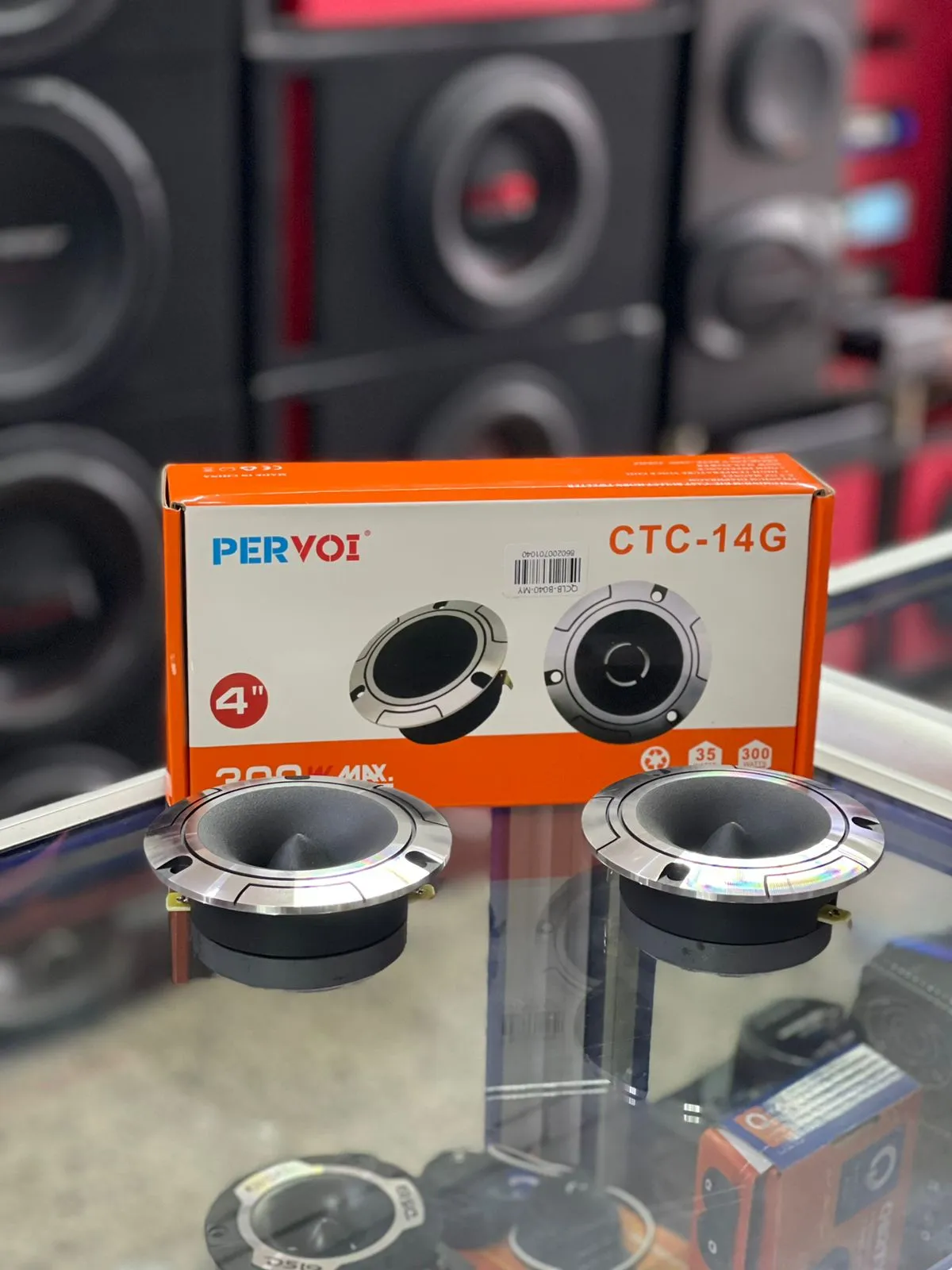 Tweeter PERVOI 300W C/punta de bala