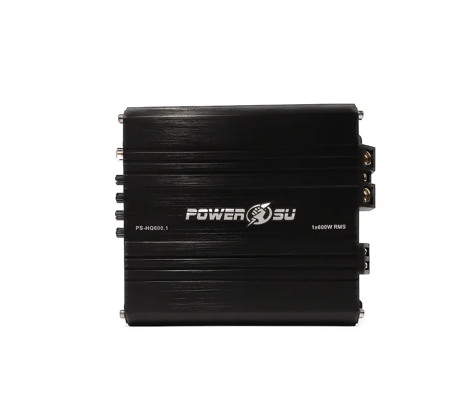 Amplificador POWERSU 600W RMS 1 canal Clase D C/Negra