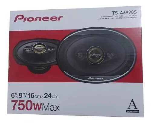 PAR DE BOCINAS 6X9 PIONEER DE 750 WATTS / TS-A6998S