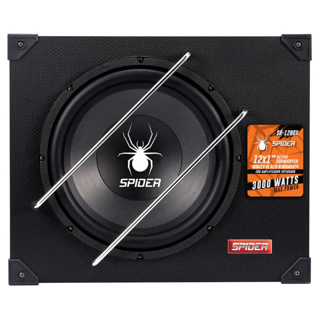 SUBWOOFER AMPLIFICADO SPIDER 3000 WATTS SR-12BOX