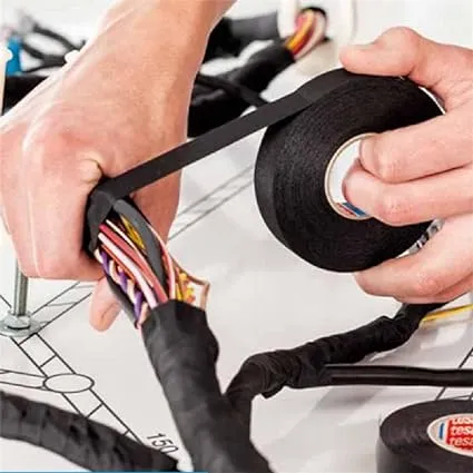 Cinta de tela de arnés de cable automotriz Naranja