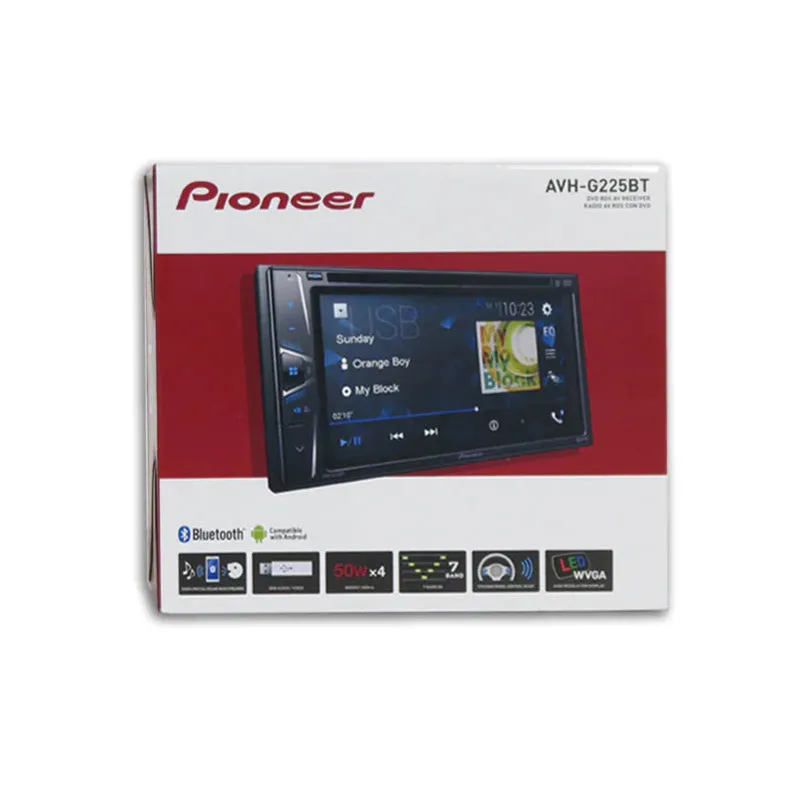 RADIO PIONEER CON DISCO Y BLUETOOTH AVH-G225BT