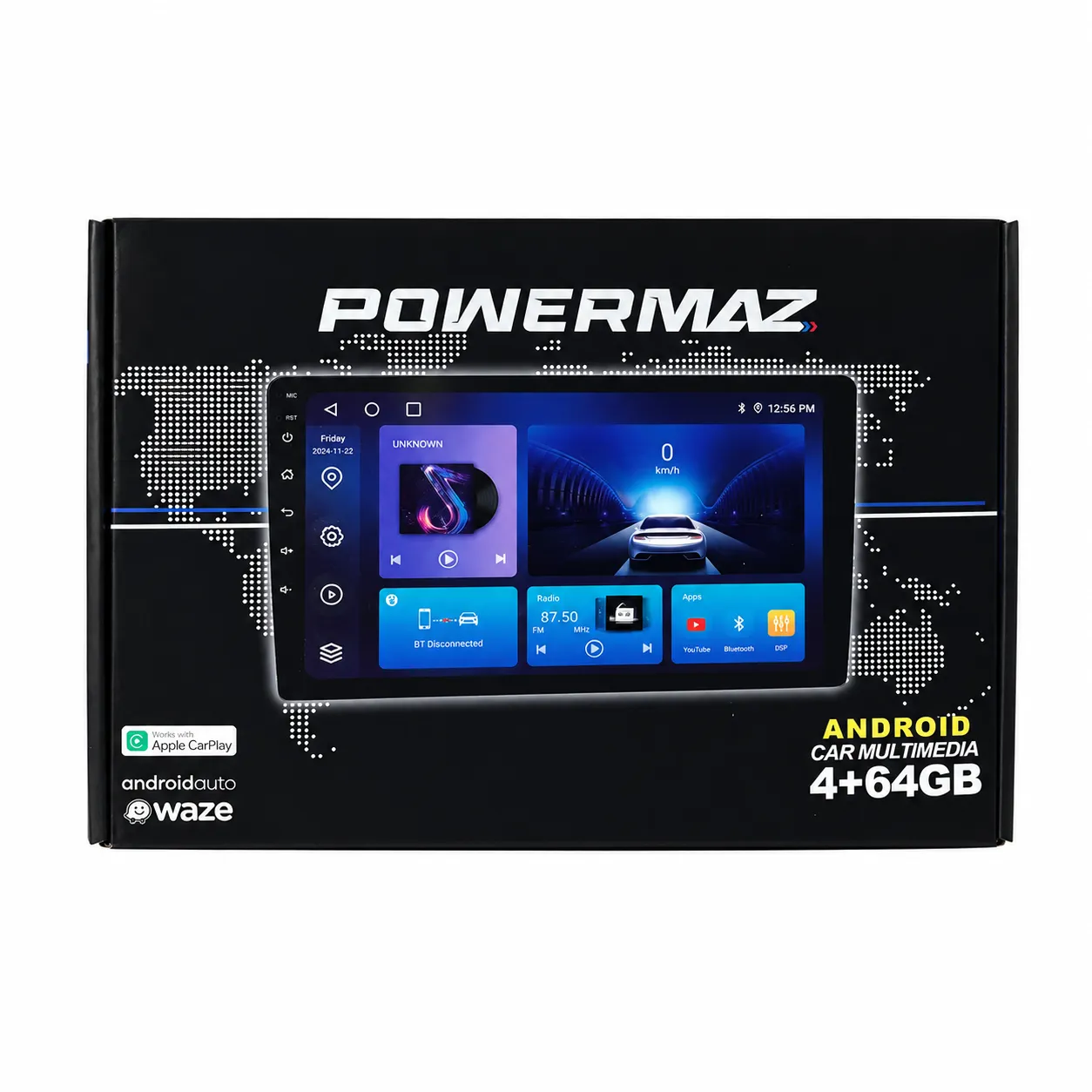 MAZ-M010 / RADIO ANDROID CON CARPLAY 10 PULGADAS POWERMAZ SERIE M
