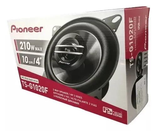 PAR DE BOCINAS PIONEER 210 WATTS 4 PULGADAS TS-G1020F