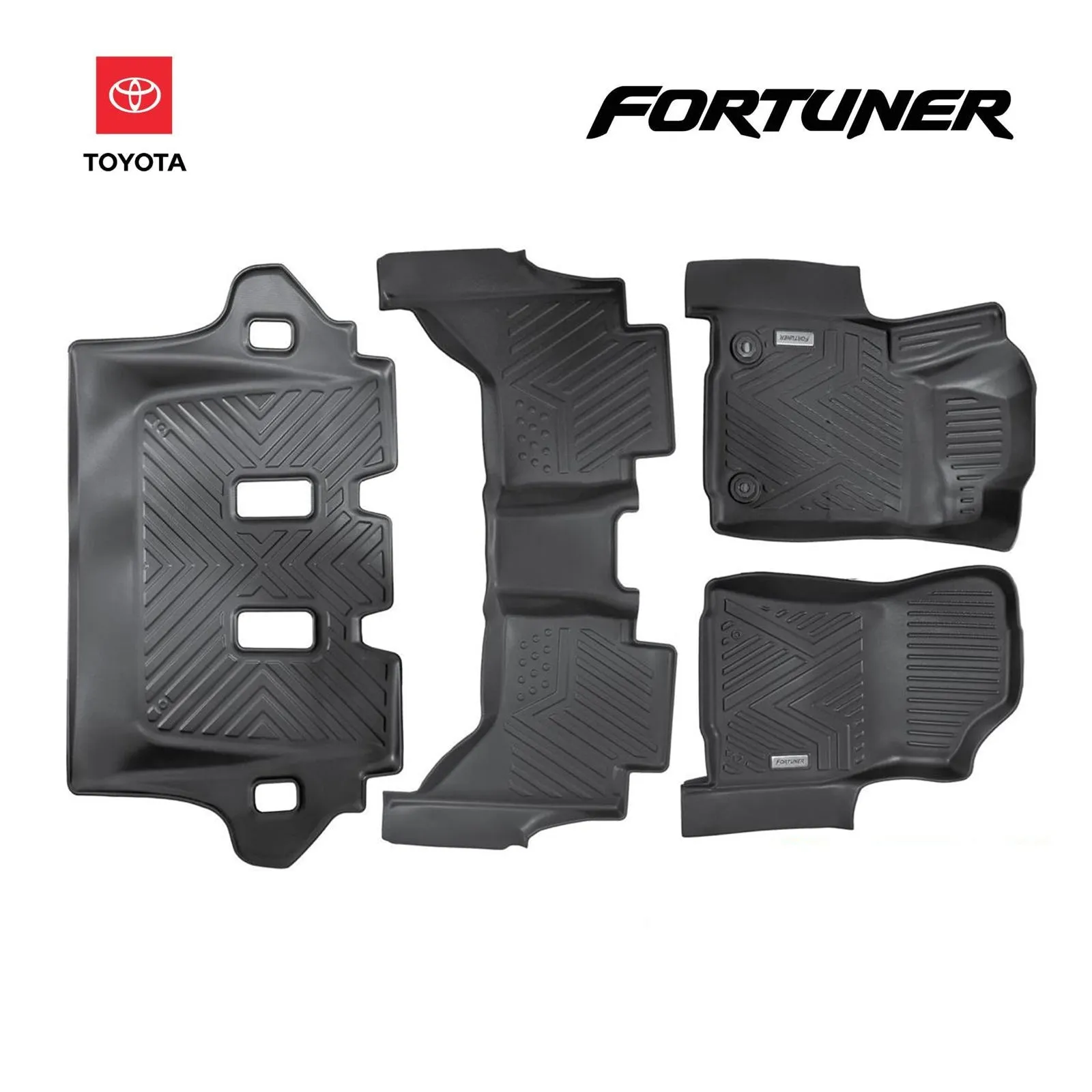 ALFOMBRA 3D para Toyota Fortuner 2013 al 2024 4 Piezas