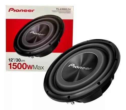 SUBWOOFER PLANO PIONEER 1500 WATTS 12 PULGADAS / TS-A3000LS4