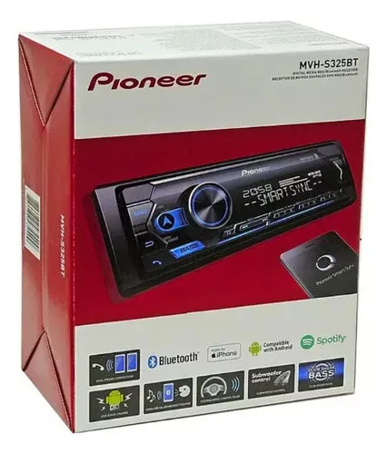 RADIO PIONEER SIN DISCO Y BLUETOOTH MVH-S325BT