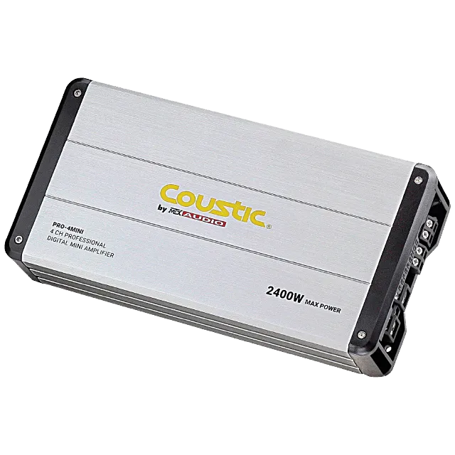 AMPLIFICADOR 2400 WATTS 4 CANALES COUSTIC