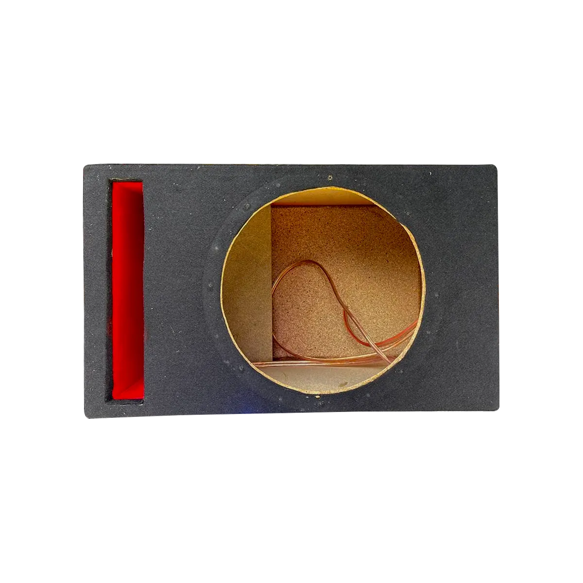 CAJON RECTANGULAR PARA SUBWOOFER DE 12''