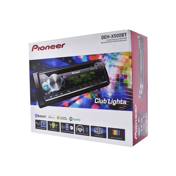 RADIO PIONEER CON DISCO Y BLUETOOTH DEH-X5000BT