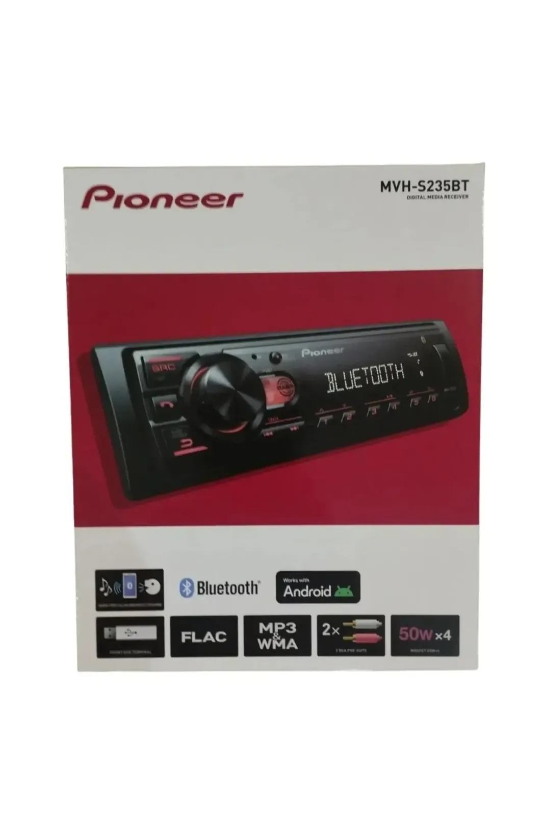 RADIO PIONEER SIN DISCO Y BLUETOOTH MVH-S235BT